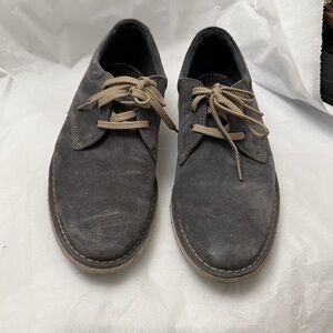 Clarks Charcoal Suede Men's Shoes